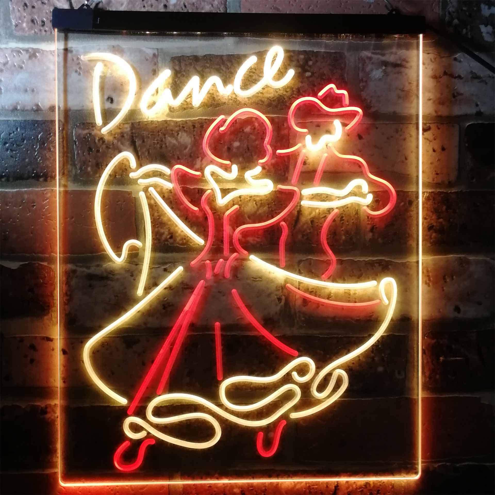 道節　ネオン看板 Amazon | Dance Tango Foxtrot Viennese Waltz Display Dual Color